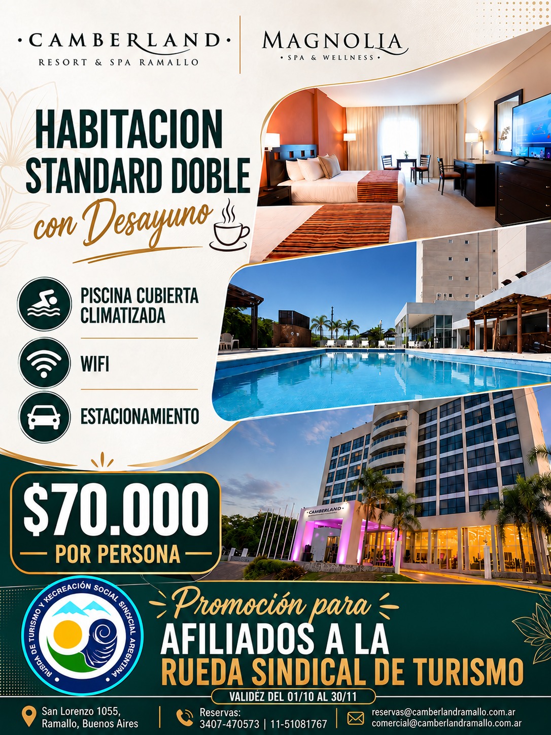 Camberland Resort Spa Ramallo
