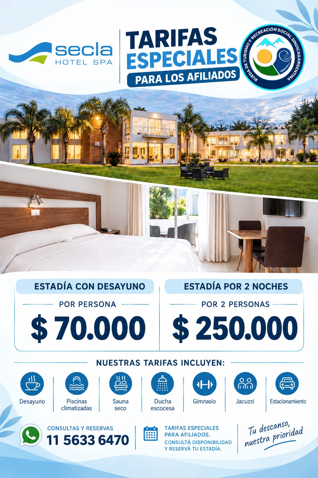 SECLA Hotel Spa Tarifas